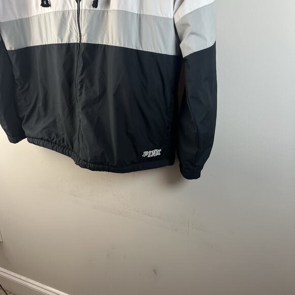 Victoria Secret Pink Pullover RAINBOW Limited Edition Sherpa Pride Jacket XS - Picture 6 of 8